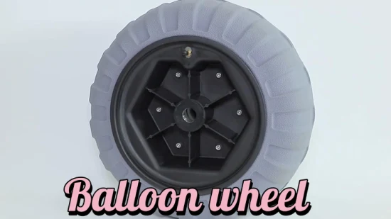 Большой серый полиуретановый полиуретан 12-дюймовый воздушный шар низкого давления с воздушным шаром для пляжного автомобиля, колесо с песком