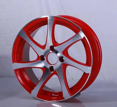 Тюнер для 16-дюймовых легкосплавных дисков с красной обработанной поверхностью