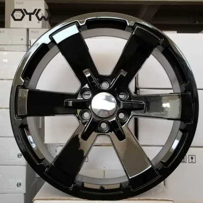 Реплики 22-дюймовых легкосплавных дисков черного цвета для Toyota